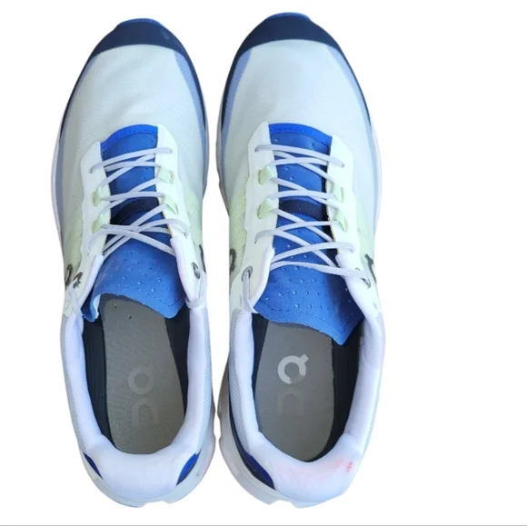 On Running Cloudvista Cloud Athletic All Terrain Mix Shoe White Blue Men 9.5 - Picture 9 of 16